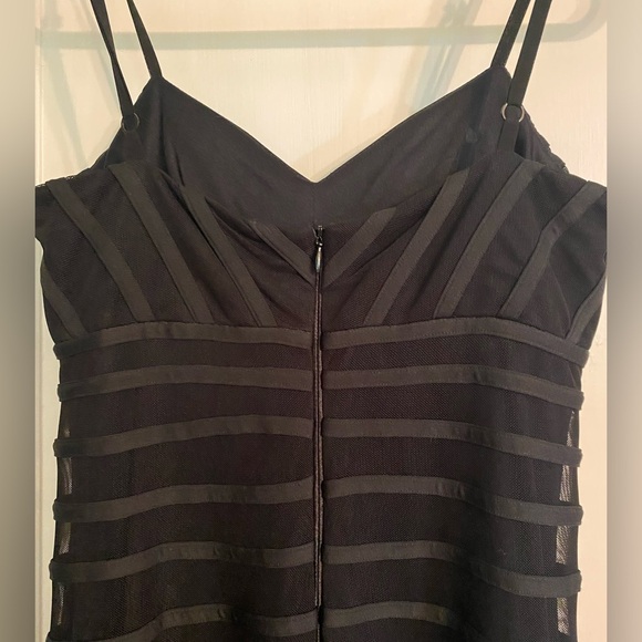 Rue de la Paix Vintage Black mermaid formal gown prom wedding; Size 4 - Picture 6 of 12